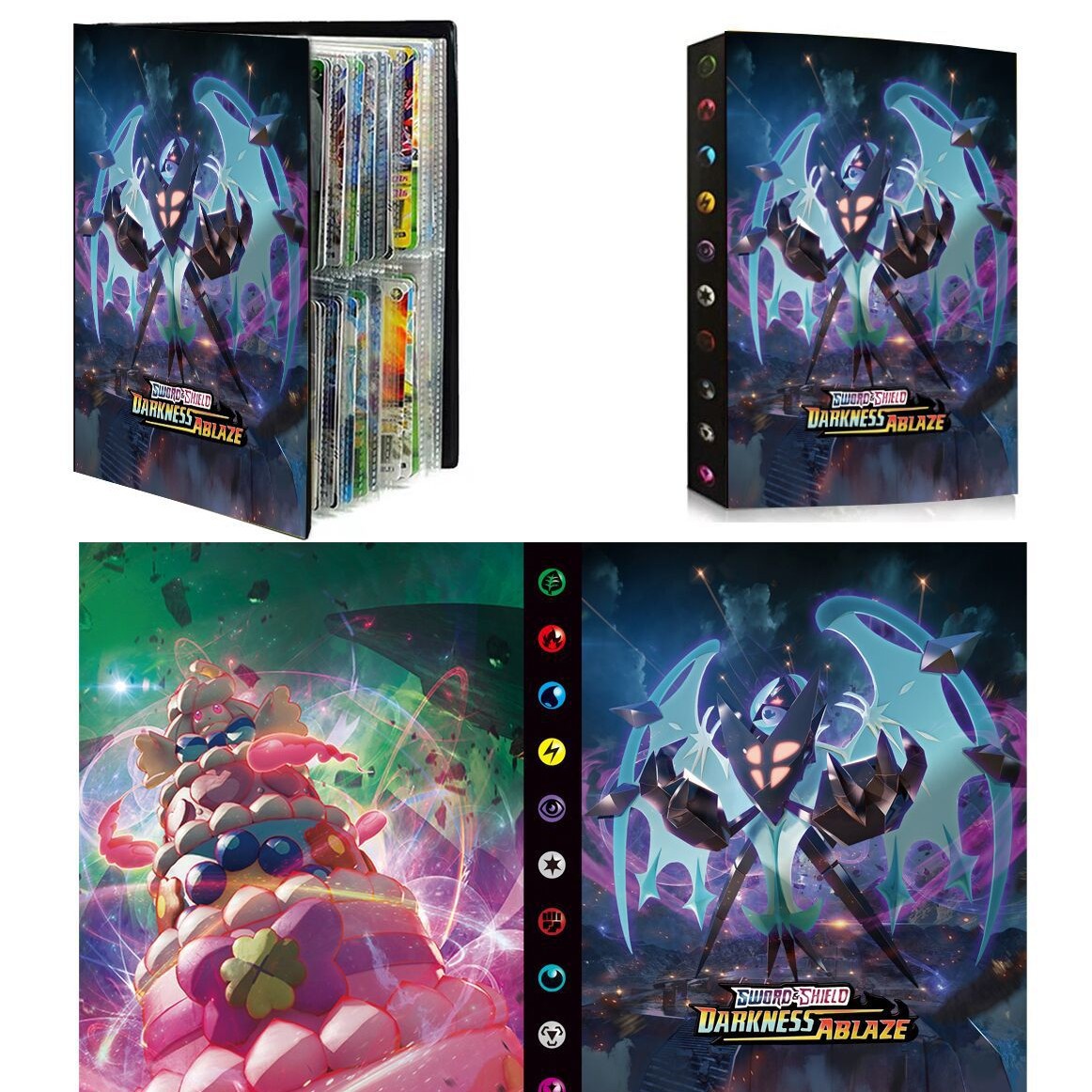 Tarjeta de bebé mágica libro de colección de tarjetas libro de bolsillo monstruo mascota elfo pikachu pack 240 tarjetas se pueden enviar en nombre