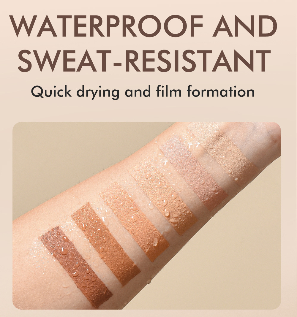YOUNG VISION Bottom Press Foundation is a detachable matte facial base makeup liquid that is not prone to smudge undefined
