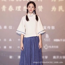 民国风学生装毕业班服合唱服五四青年装运动会诗歌朗诵比赛演出服