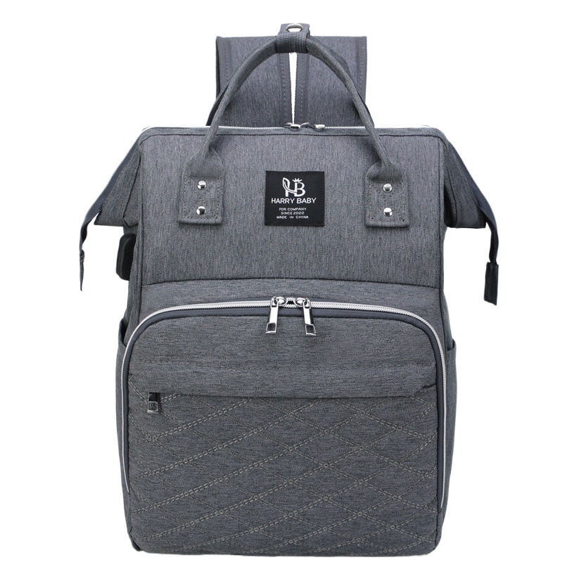 Nueva mochila de moda, bolso para mamá, venta al por mayor transfronteriza, mochila de viaje para mamá de gran capacidad, bolso repelente al agua para madre y bebé