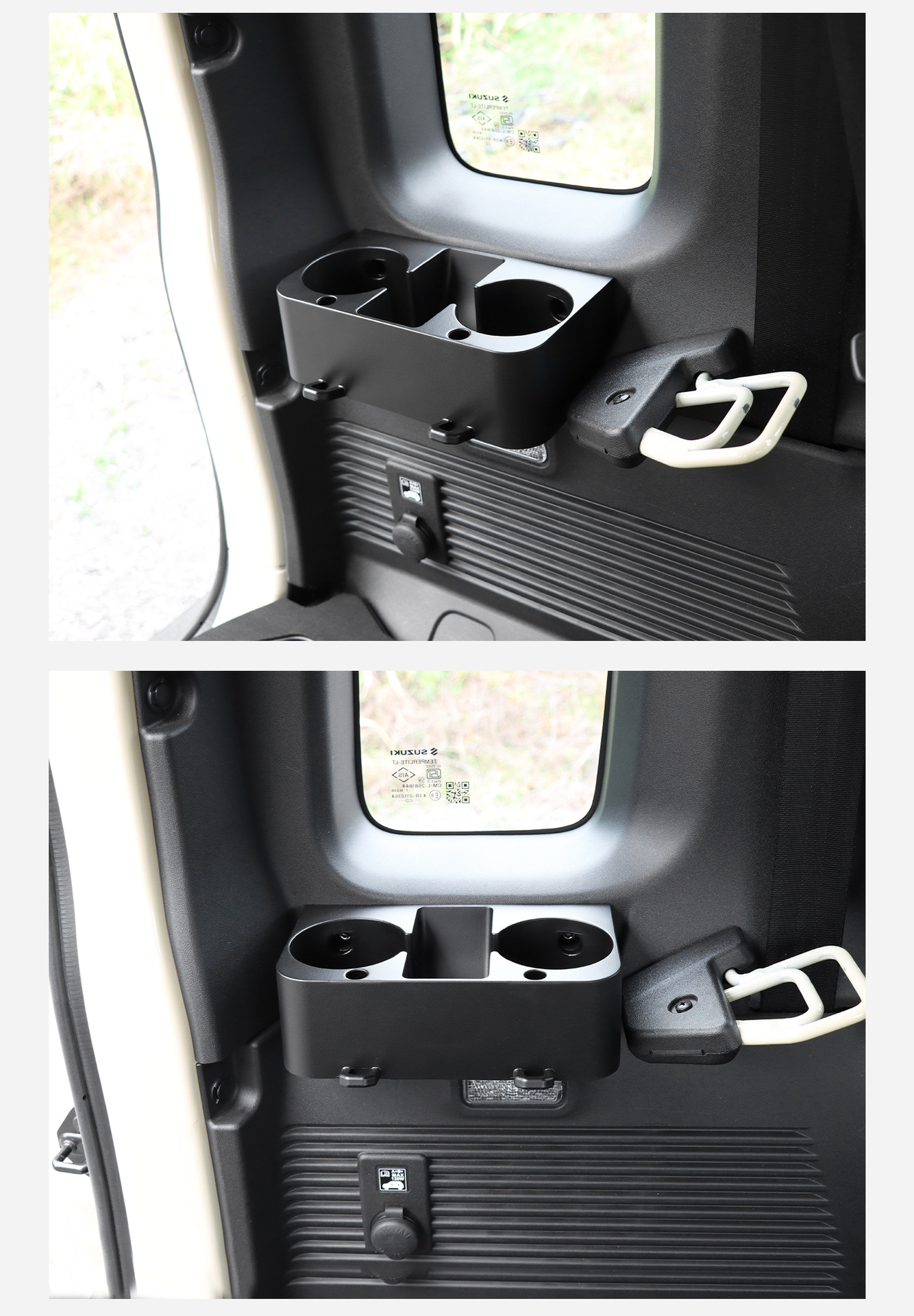 Rear Trunk Cup Holder for 23-26 Suzuki Jimny 5-Door Interior Modification