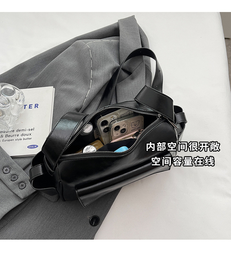 Borsa a tracolla versatile per donna 2023 autunno e inverno nuova borsa a tracolla retrò moda trendy texture di nicchia piccola borsa quadrata_voghion.com