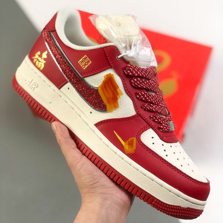 High Quality Festive Wedding Shoes Af1 Low Air Force One Sneakers New Versatile Casual Sports Shoes