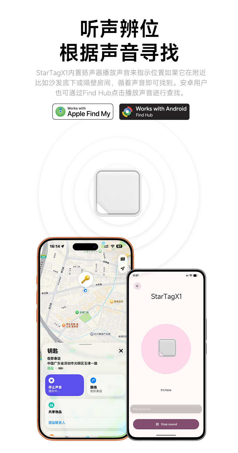 Google iOS Çift Uyumlu Konum Belirleyici AirTag Alternatifi Küresel İzleme Otomobil Bisiklet Motosiklet Kayıp Önleyici