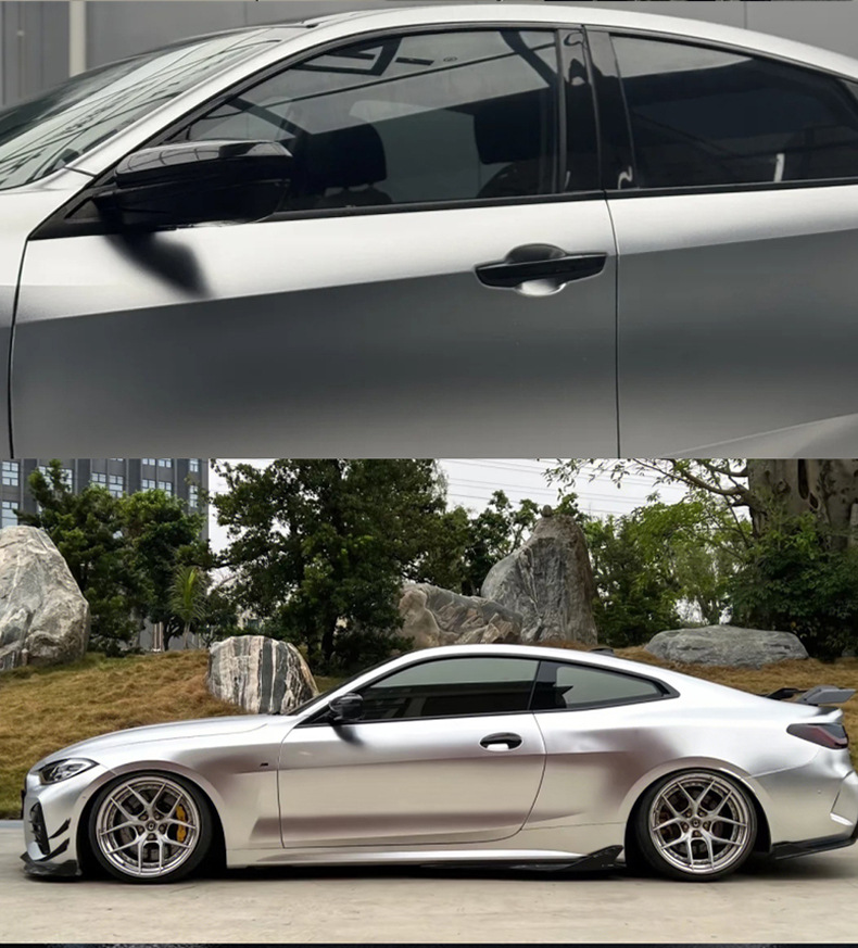 Car Film Pet Color Changing Film Electroplating Alexander Silver Tpu Paint Protection Film Wholesale Full Car Film Color Changing Film