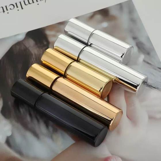 5ml Electroplated Perfume Bottle Roller Ball Bottle 10ml Portable Perfume Bottle Sample Rolling Ball Empty Bottle Glass Essential Oil Bottle
