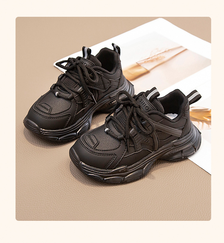 Scarpe sportive per bambini per ragazze, papà, primavera e autunno, scarpe alla moda per studenti casuali, piccole_voghion.com