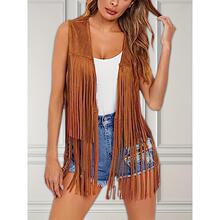 N 35306 Slim Tassel Sleeveless Vest ��������������������