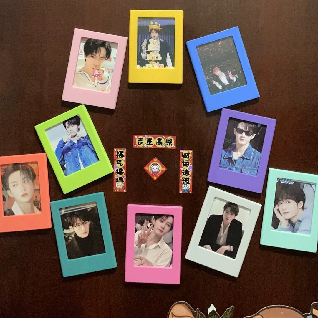 Магнитная фоторамка (Polaroid) 3 дюйма, DIY мини-экспозиция, assorted colors