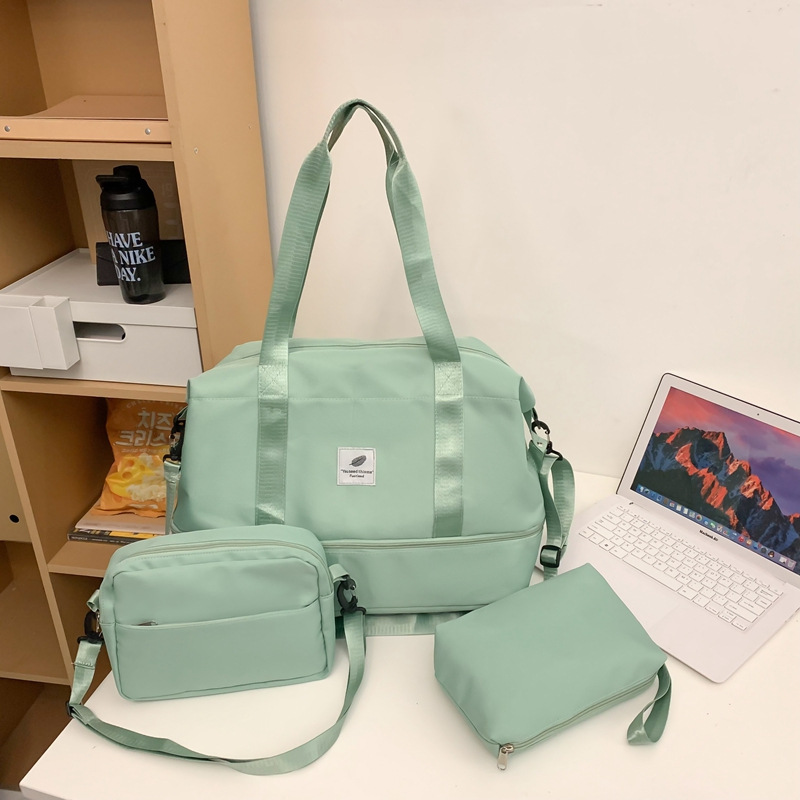 Bolsa de viaje transfronteriza larga y corta mujer espera bolsa de almacenamiento de gran capacidad separación seca y húmeda natación bolsa de acondicionamiento físico bolsa al por mayor