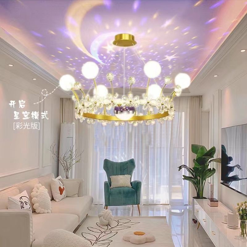 꽃잎 크리스탈 크라운 60CM96 타일 별이 빛나는 하늘.