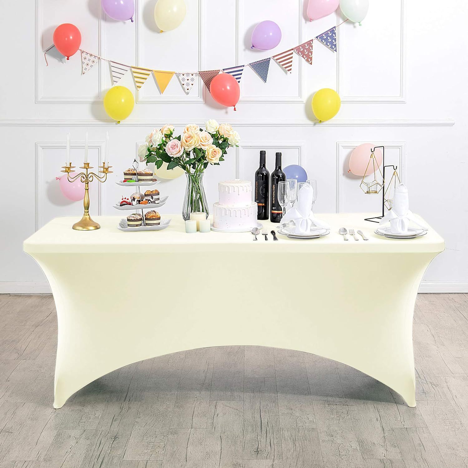 Cubremesa elástico de seda de leche - Modelo todo incluido, venta caliente transfronteriza