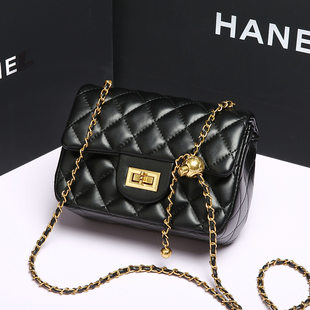 Trend fashionable shoulder bag, small bag with diamond pattern, Chanel style