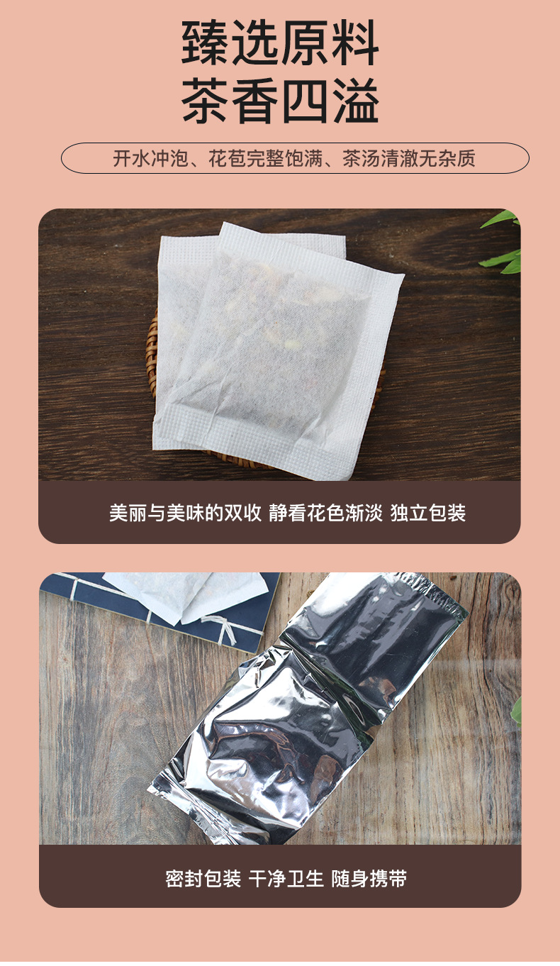 Ginkgo Polygonatum Herbal Tea Yinxing Huangjing Tea 150g Box 30 Bags Sugar-Free Cold Brew Wellness Tea key features
