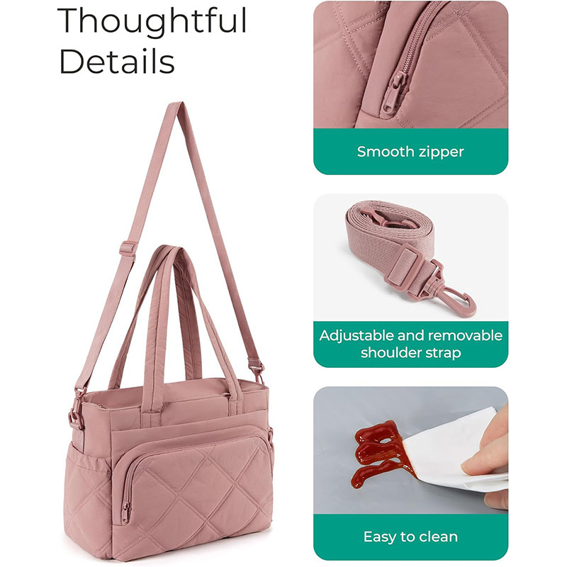 Amazon nueva bolsa de almuerzo para mujeres caja de almuerzo aislante bolsa de almuerzo con bolsillo bolsa de almuerzo suelta