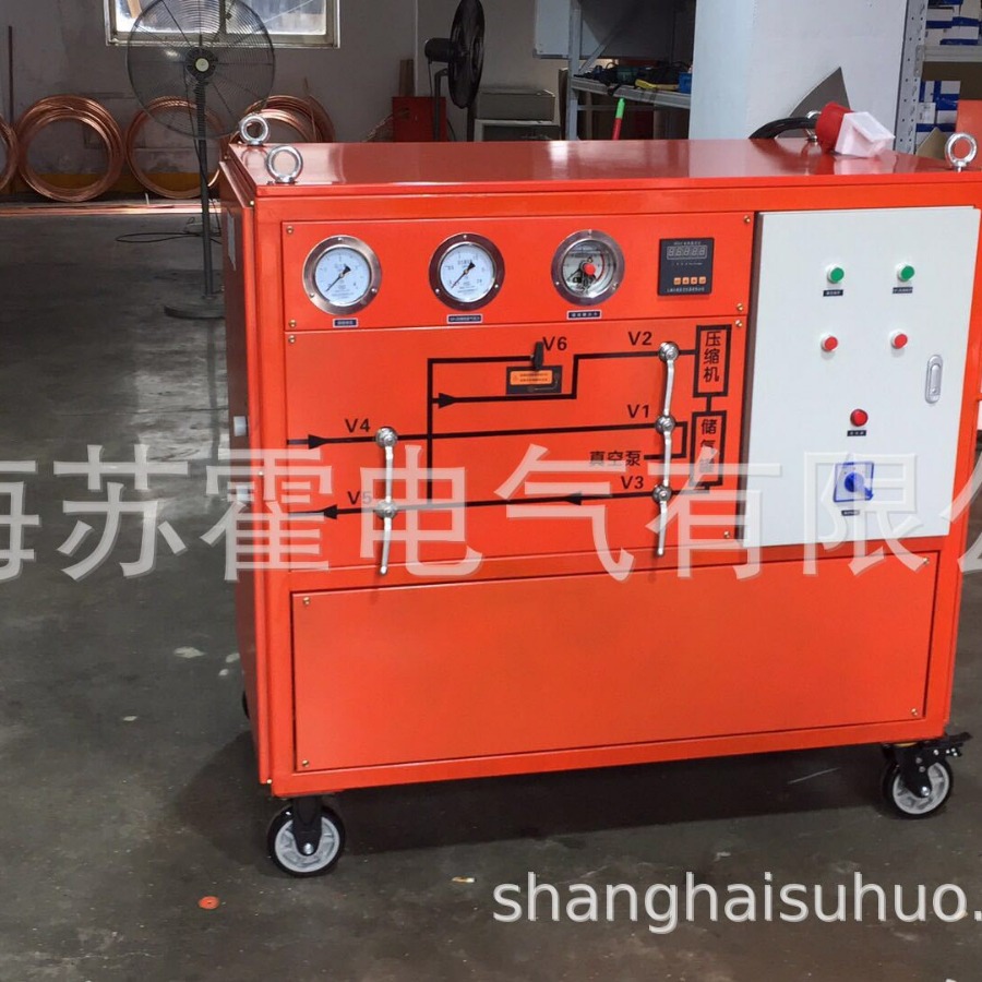 六氟化硫SF6气体抽真空回收充气装置汽车