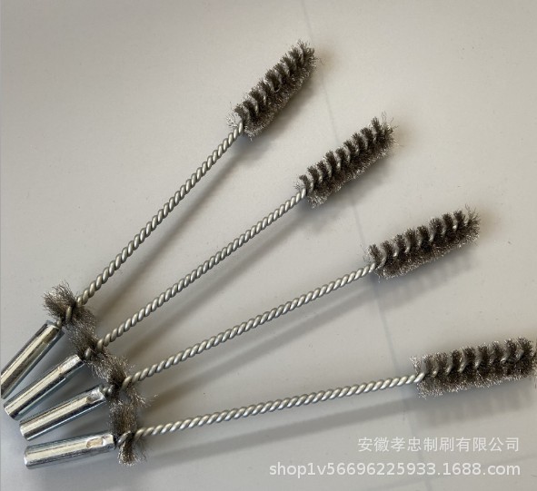[厂家] 毛刷 异形不锈钢丝刷 铜丝刷 除尘除锈管道刷