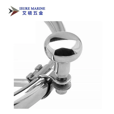 Yacht steering wheel booster ball 316 stainless steel steering wheel booster ball grip marine hardware yacht accessories (Sükan çarxları) - round-ball-bottom-without-nylon