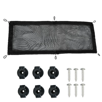 Car Trunk Double-Layer Storage Net, Luggage Net Pocket, Car Anti-Blocking Storage Multi-Functional Net Bag, Car Net Pocket (Car storage bag/box) - 6424-table-bottom-net