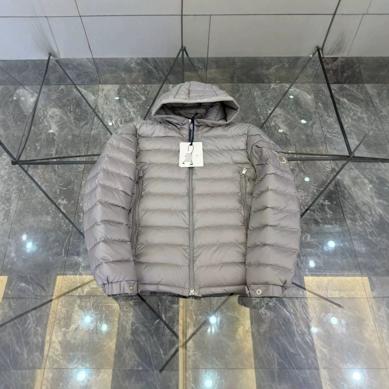 Cross-border high-end 26th winter new model Moncler Galion ribbed down jacket with hood for men and women, wholesale Cross-border high-end 26th winter new model Moncler Galion ribbed down jacket with hood for men and women, wholesale