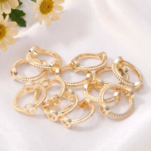 14K������Ƥ�K���m�K�̶�����ŷ�������ȦDIY����Ʒ������l