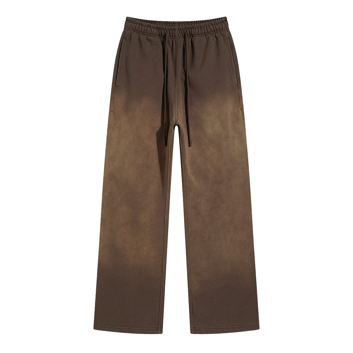 2026 marca de moda americana de otoño 450g pulverización teñido para hacer viejos pantalones de varón retro lavado con agua casual pantalones de guardia sueltos