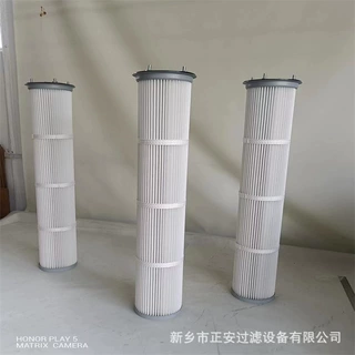 聚酯无纺布除尘滤芯 HR4-64 φ352*660工业风机空气过滤除杂滤芯