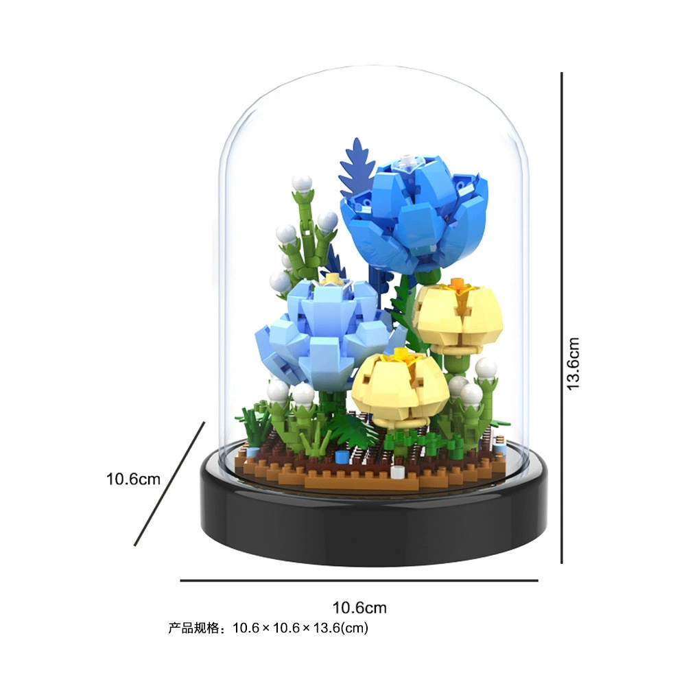 Constructor Lego Sunflower Micro Building Kit, Lighted Dome Display, Multi-Color Variants