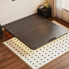 悬浮床铁艺双人床现代简约家用小户型无床头床架排骨架碳素钢架床