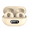 R15 Bluetooth headset number shows TWS real wireless ear -ear earring black technology without painful ear