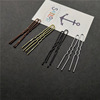 Black hairgrip, hair accessory, wholesale