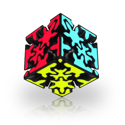 一件代发奇艺疯狂齿轮贴片异形魔方儿童益智趣味创意疯狂齿轮玩具