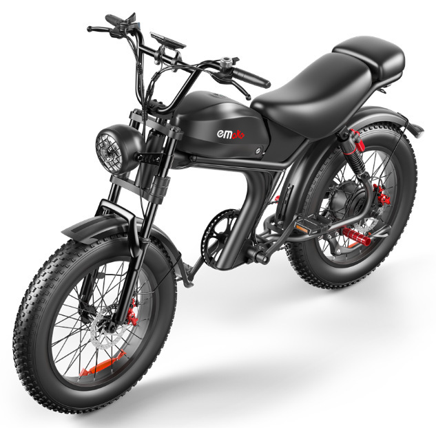 Diàndòngchē 20-inch Fat Tire C93 Dual Drive E-Bike Mountain Off-Road Commuter (Auto Parts and Accessories) - single-drive-domestic