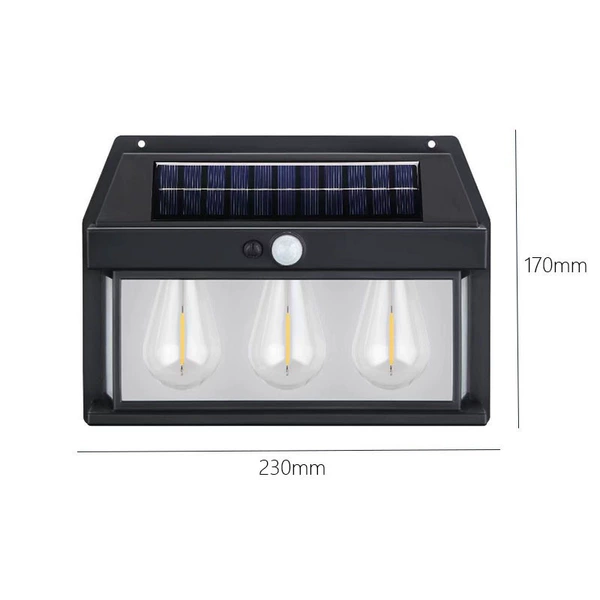 Triple light bulb ☆ black