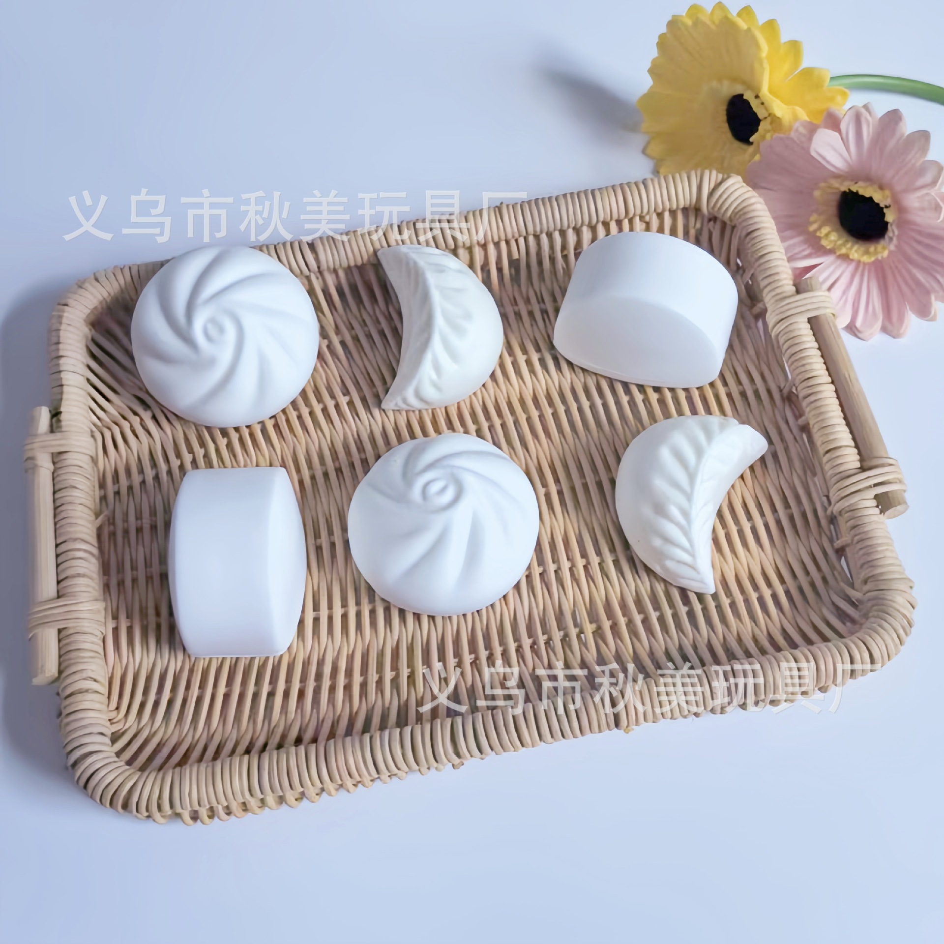 仿真食玩具湿软粘手奶包子饺子捏捏乐学生青少年解压玩具PU慢回弹