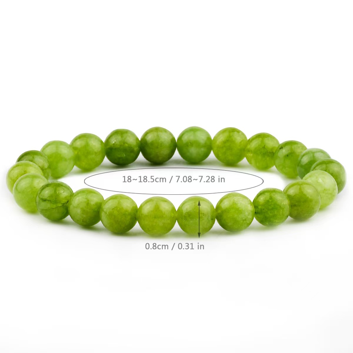 Fábrica directa de piedra natural pino blanco pulsera de cuentas orquídea pulsera acabado joyería pulsera multicolor al por mayor para hombres y mujeres