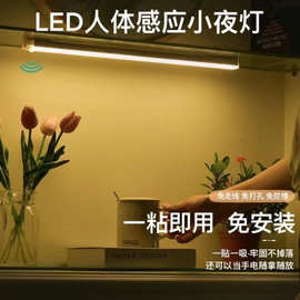 LED智能磁吸充电人体感应灯衣柜灯橱柜灯