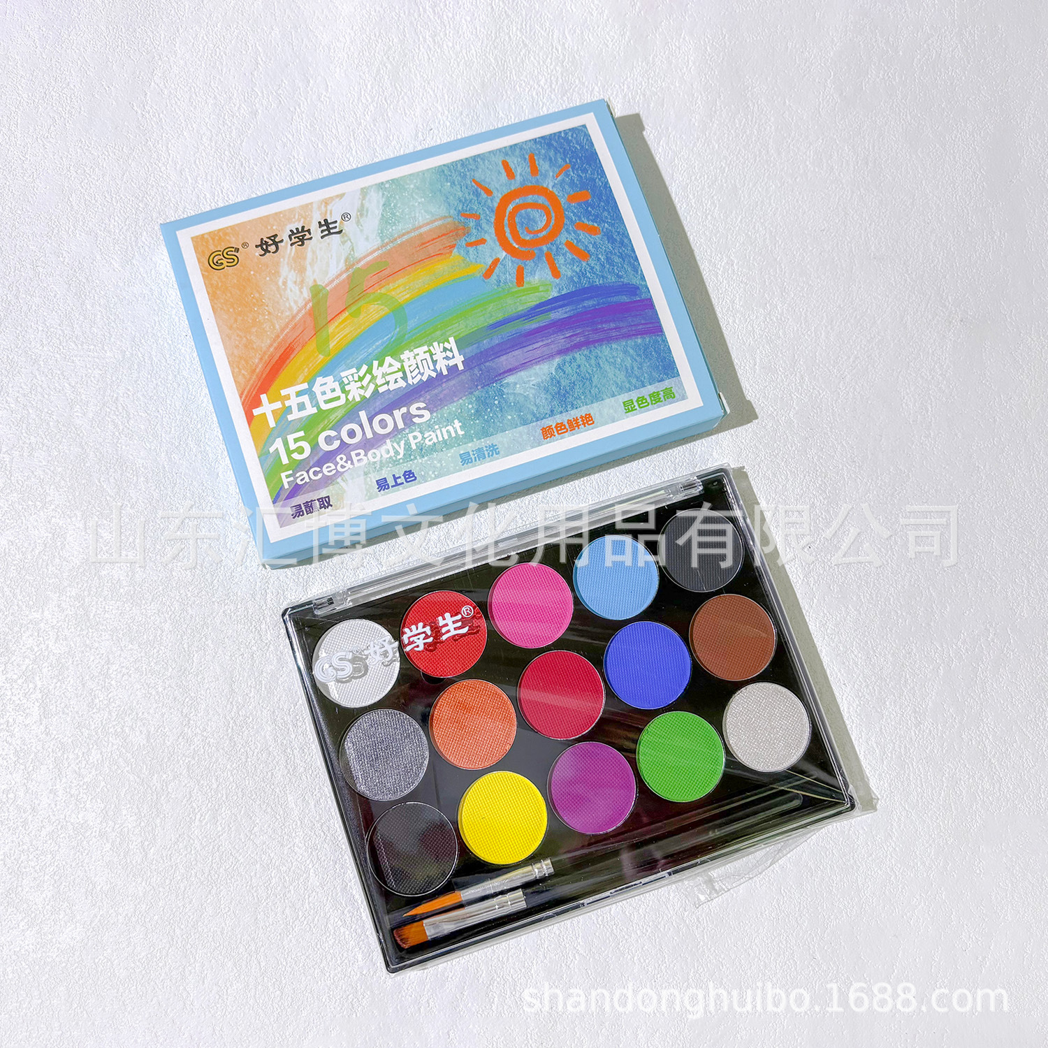 Transfronterizos para niños Halloween pintura facial pintura de cuerpo soluble en agua pintura de graffiti facial