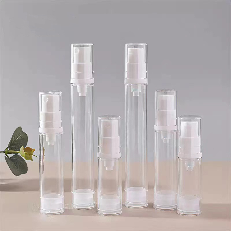 真空旅行分装瓶细管喷雾瓶透明乳液瓶精华液化妆品试用装小样空瓶