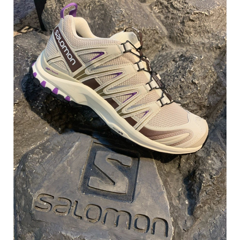 XA PRO 3D arena gris hombre y mujer alpinismo respirado anti-derrapante zapatos de carrera