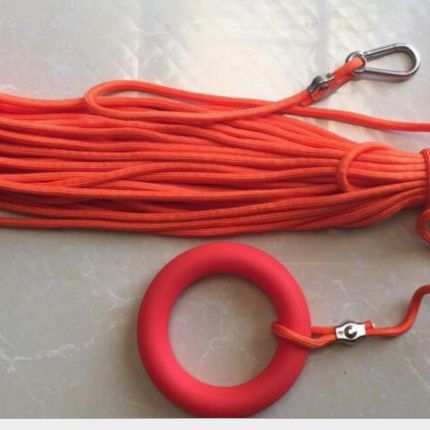 水面救援漂浮绳 反光漂浮救援绳 高强丙纶绳水上导向救生绳索