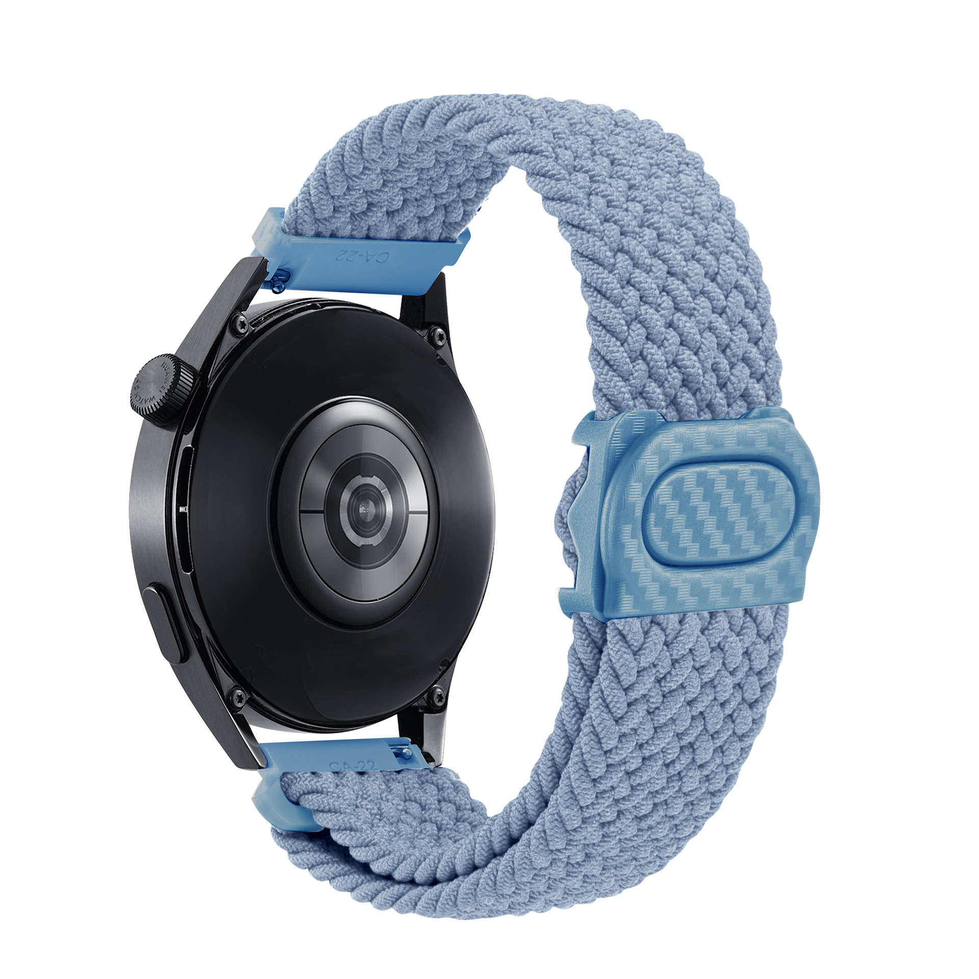 It is suitable for the carbon fiber texture snap braided strap of Samsung watch4657 and the strap of Huawei watch GT345 undefined