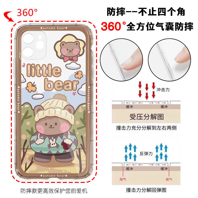 ����iPhone11ƻ��12/13promax�ֻ���xr�轺7͸����ˤ8p������С��