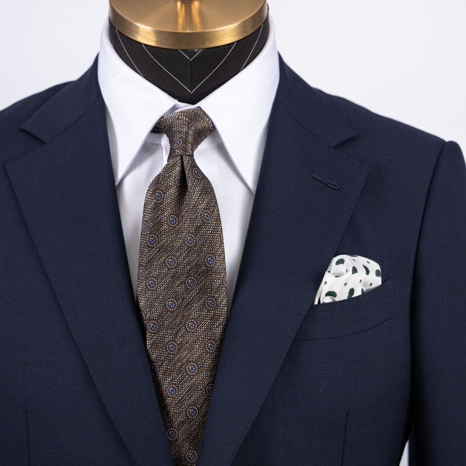 Cravatta foderata in jacquard italiano di alta qualità, nuova da 9 cm_voghion.com