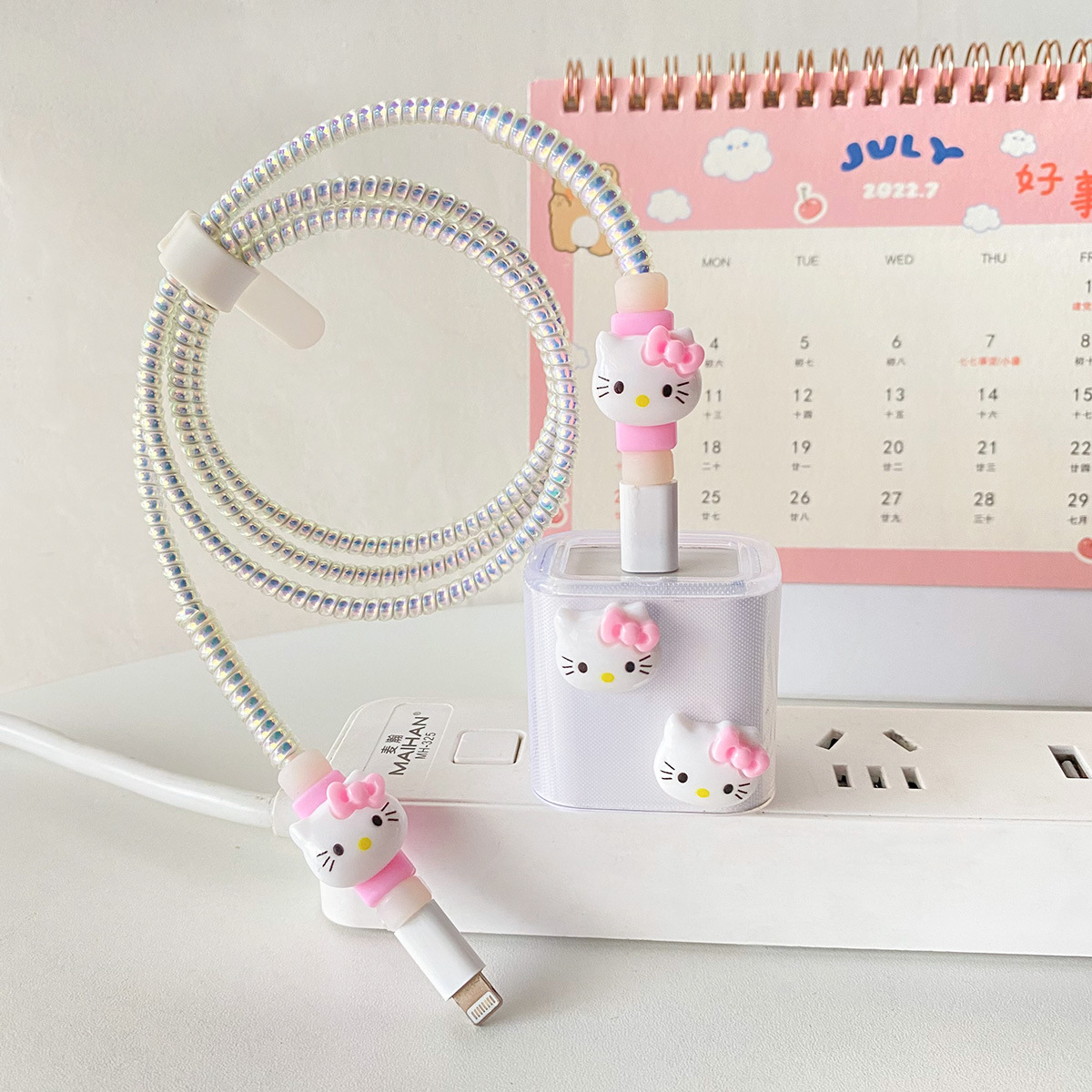 Aplicable a la cubierta protectora del cable de datos iPhone13/14/15 cubierta protectora estándar europea y americana de Apple 20W cargador