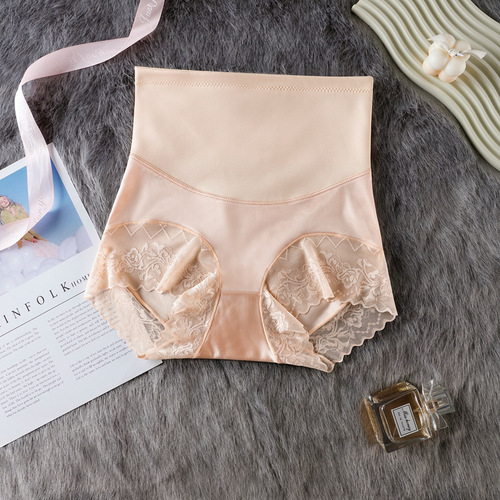 High-waisted seamless tummy control underwear for women, belly-shaping waist cincher, postpartum butt-lifting, plus-size shaping body suit, non-raveling edge