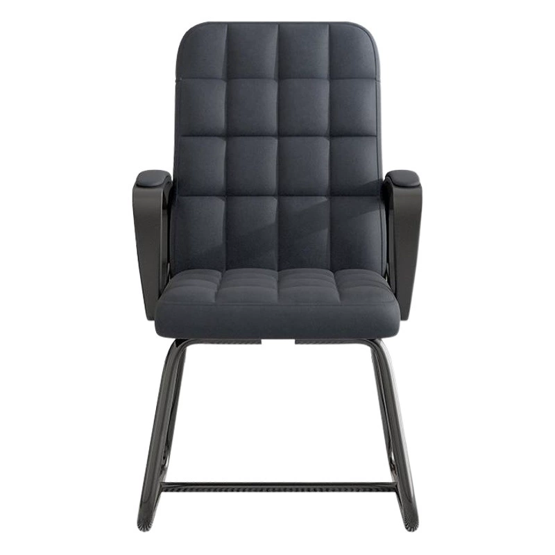 Офисный стул Стул маджонг Простой стул для конференц-зала Домашний арочный стул Компьютерный стул Черный сидячий стул спинки