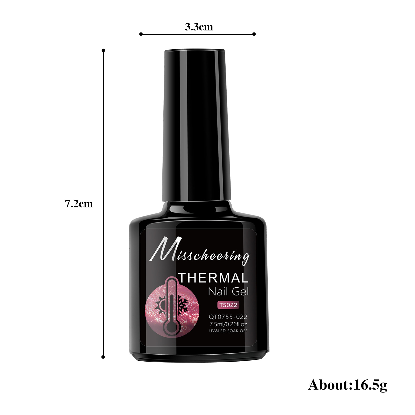 Esmalte de uñas de gel con efecto aurora que cambia con la temperatura, gel de diamante opal, gel de fototerapia de tres etapas que cambia con la temperatura, juego al por mayor.
