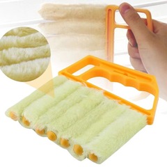Plush Venetian Blind Brush: Removes Dust, Dirt, and Debris—Perfect for Ventilation Slot Gaps, Air Conditioner Grilles, and Soft-Bristle Window Cleaners