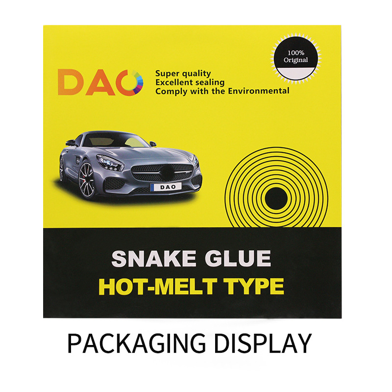 Hot-Selling S04 Hot Melt Snake Glue Waterproof Film Soft Adhesive Strip for Car Headlights and Doors, Snake Tape for Sealing Lamp Covers and Car Lights